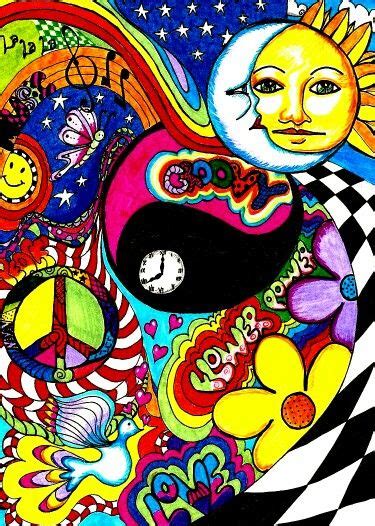 Pin De Andres Mc En Colored Images Arte En Lienzo Pintura Hippie