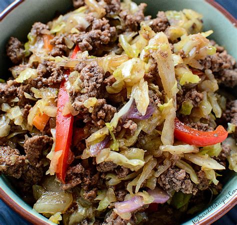 Ground Beef And Cabbage