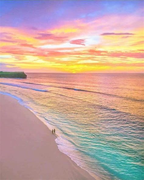 So Beautiful Pastel Sunset Beach Wallpaper Bali Sunset