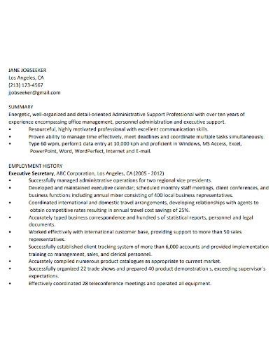 Resume Opening Statement 6 Examples Format Pdf Tips