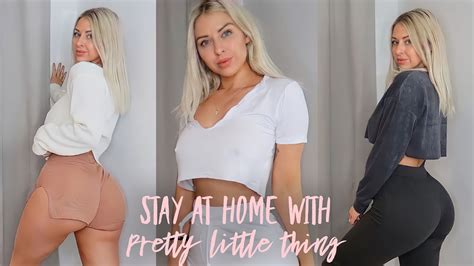 Stay At Home With Pretty Little Thing Loungewear Haul Lockdown Attire Tanisha Allen Youtube