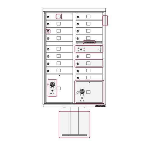 Parts List Cluster Box Units Florence Mailboxes