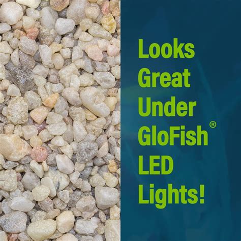 Glofish Aquarium Gravel 5 Pounds Pearlescent Complements Tanks And
