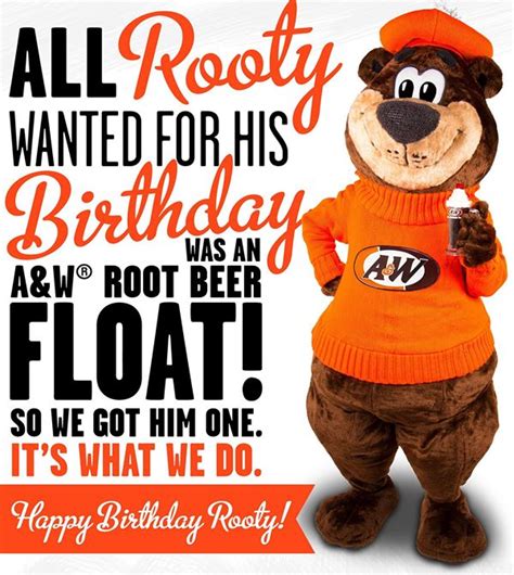 For over 20 years, guests have made special memories with our selection of soft toys and. A&W Canada Facebook Giveaway: Win a FREE A&W Rooty Stuffed ...