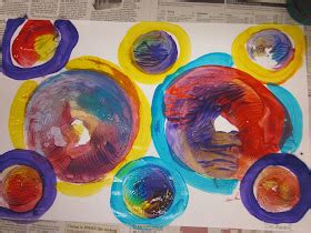 Inspired Montessori And Arts At Dundee Montessori Swirly Paintings