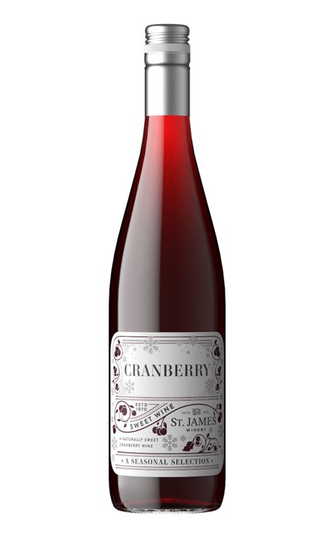 Cranberry Wine St James Winery