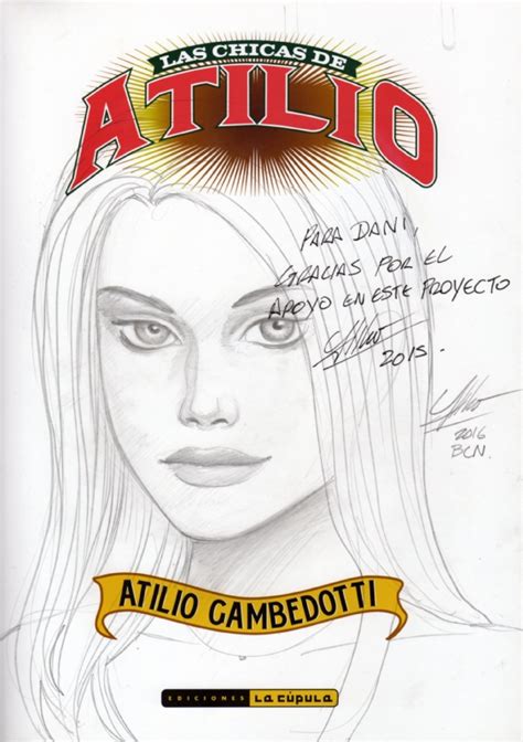 Atilio Gambedotti Autografo Las Chicas De Atilio Barcelona Sal N Del