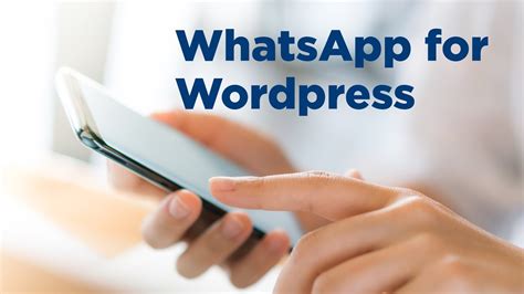 Whatsapp Button For Wordpress Plugin Youtube