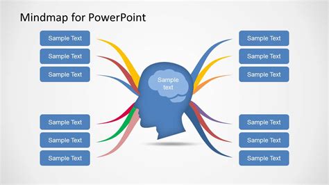 Mind Map Diagram Template For Powerpoint Slidemodel