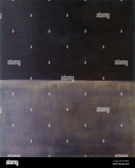 Mark Rothko Untitled Black On Gray Stock Photo Alamy