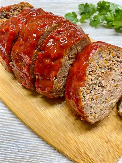 Glazed Meatloaf With The Best Sticky Glaze Fed By Sab
