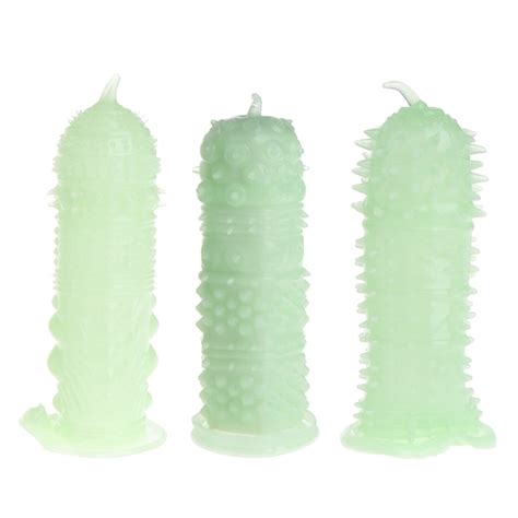 Ultra Thin Luminous Condoms Different Sleeve Night Light Glow In Dark