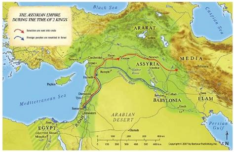 Assyria Bible Mapping Map Empire