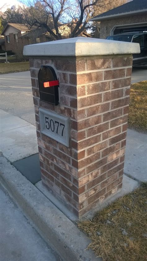 Stone And Brick Mailbox Ideas — Home Design Styling Mailboxlandscape