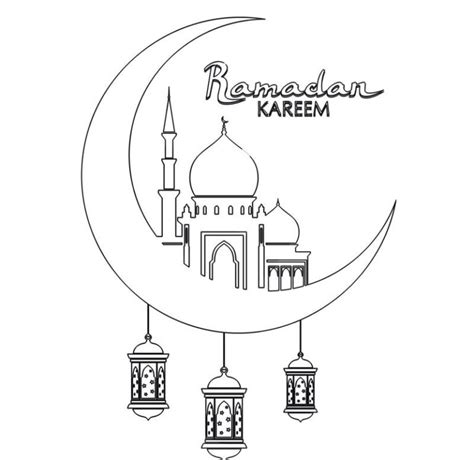 Printable Ramadan Mubarak Coloring Pages