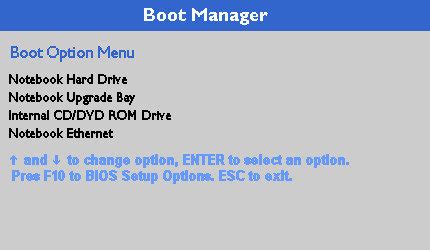 Many hp computers have an emergency bios recovery feature that allows you to. HP Boot Menu Key Windows 7