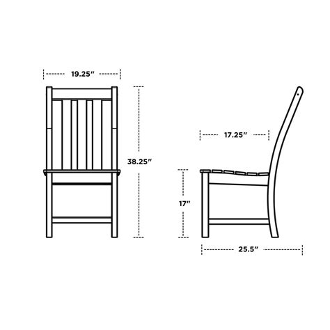 Polywood Vineyard 5 Piece Round Side Chair Dining Set Sand Bbqguys