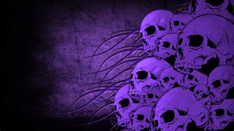 🔥 Free Download Purple Skulls By Dkflfuffy 900x506 For Your Desktop