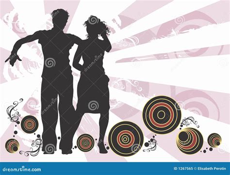 Dancing Couple Stock Vector Illustration Of Artistic 1267565