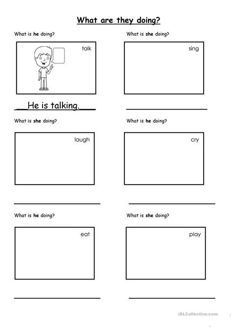 Consonant recognition and printing practice. What is he/she doing? worksheet - Free ESL printable worksheets made by teachers