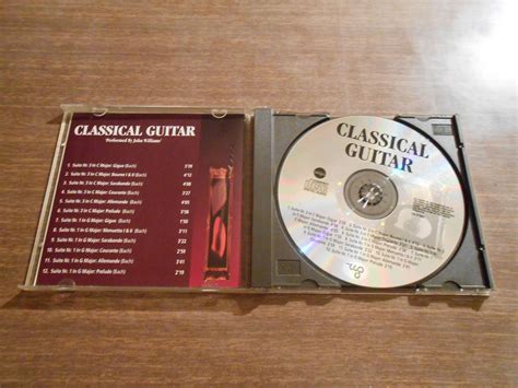 Cd John Williams Classical Guitar Bach Suites Nr 1and N 14096789