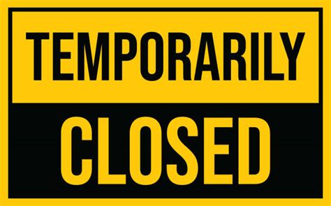 Temporarily Closed Illustrations Royalty Free Vector Graphics And Clip