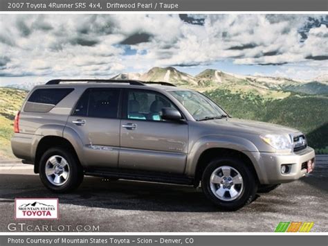 Driftwood Pearl 2007 Toyota 4runner Sr5 4x4 Taupe Interior