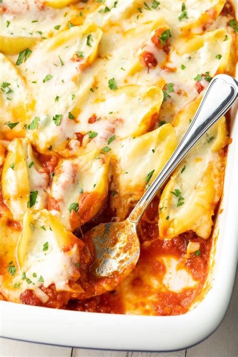 Best Ricotta Stuffed Shells Recipe A Spicy Perspective