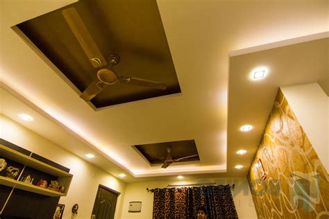 Fall Ceiling Design For Hall With 2 Fans Agopri