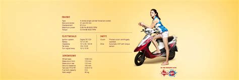 It is available in 3 variants and 8 colours with top variant the scooty pep plus is powered by 87.8cc bs6 engine which develops a power of 5.36 bhp and a torque of 6.5 nm. New TVS Scooty Pep Plus 2016 Specifications, Price, Mileage