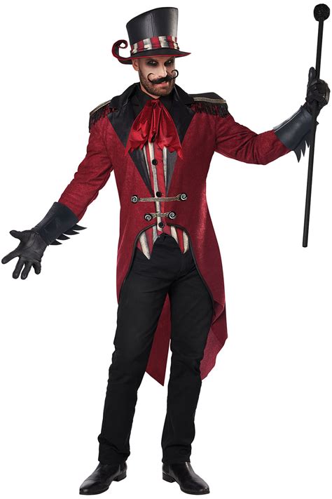 California Costume Wicked Ringmaster Adult Men Circus Halloween Outfit