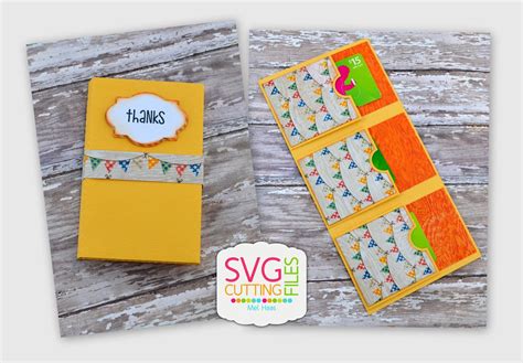 SVG Cutting Files: Multiple Gift Card Holder