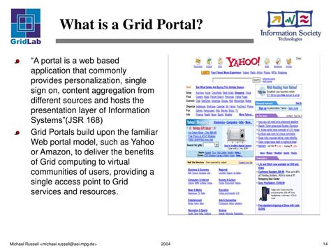 Ppt Gridspheres Grid Portlets A Grid Portal Development Framework