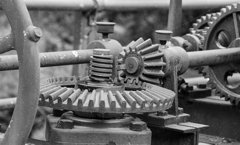 Gear Iron Machine Machinery Mechanical Mechanism Rusty