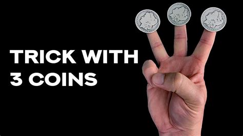 Coin Magic Tutorial 3 Coin Trick Youtube
