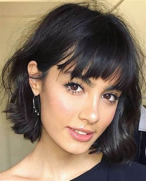 15 Must Try Short Hairstyles With Bangs