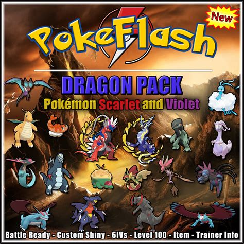Type Pack Dragon All 36 Pokémon Available In Scarlet And Violet