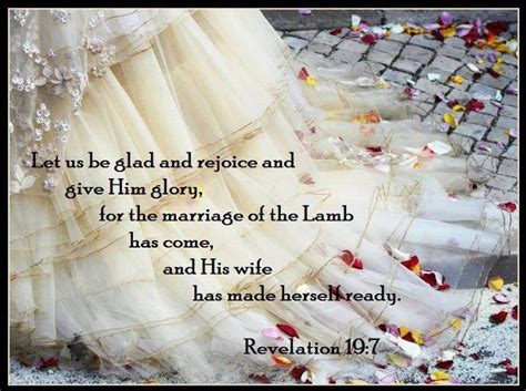 Revelation 197 Marriage Supper Of The Lamb Bride Of Christ