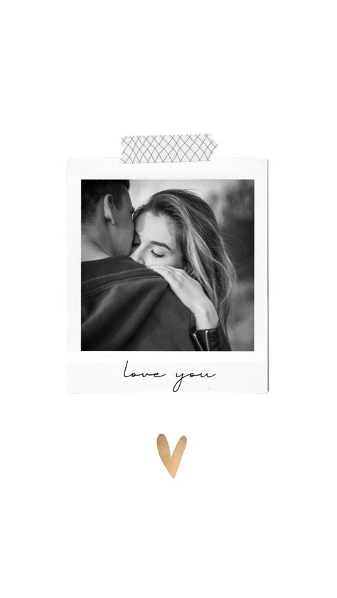 Free Handwritten Polaroid Photo Frame Love Valentine S Day Instagram Story Templates Do Canva