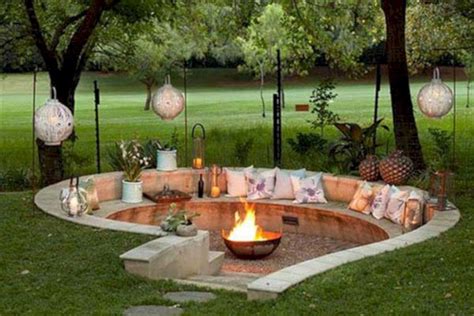 11 Sample Sunken Fire Pit Diy With New Ideas Home Decorating Ideas