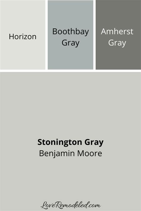 Stonington Gray Paint Color A Benjamin Moore True Gray Love Remodeled