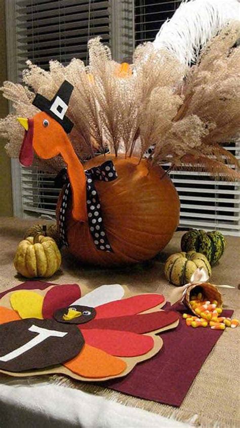 Decorate your staircase with twigs. 16 Super Smart Last Minute Turkey-Inspired Decor and ...