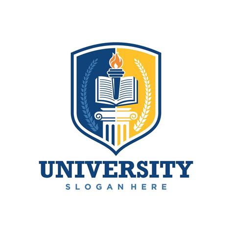 University Education Logo Design Vector Template 6470504 Vector Art At