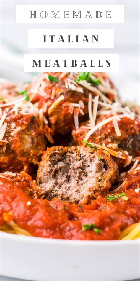 Easy Baked Italian Meatballs Recipe The Novice Chef