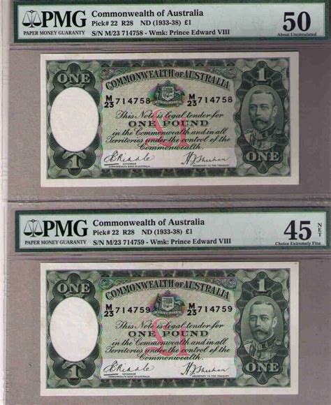 We did not find results for: Australia,1933 R28 Pick#22 £1, CONSECUTIVE PAIR Riddle ...