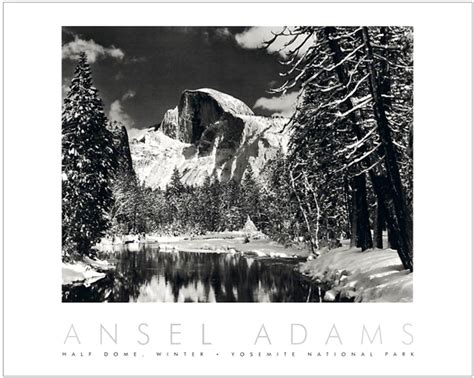 Half Dome Merced River By Ansel Adams Wild Spirits Art Gallery In Estes Park