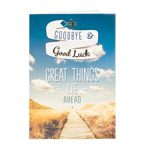 Maybe you would like to learn more about one of these? Buy Leaving Card - Goodbye & Good Luck for GBP 0.99 | Card ...