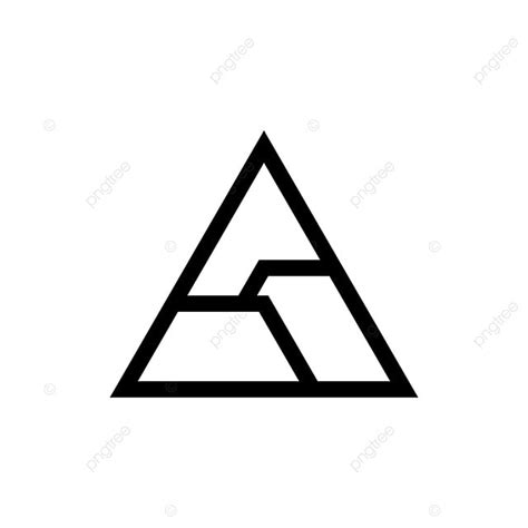 Gambar Logo Segitiga V13 Vektor Logo Geometris Png Dan Vektor Dengan