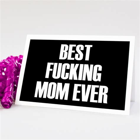 printable mother s day card best fucking mom ever funny etsy uk