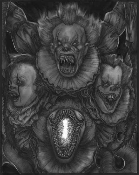 Pennywise Drawing 2017 With The Release Of The Newest Adaptation Of